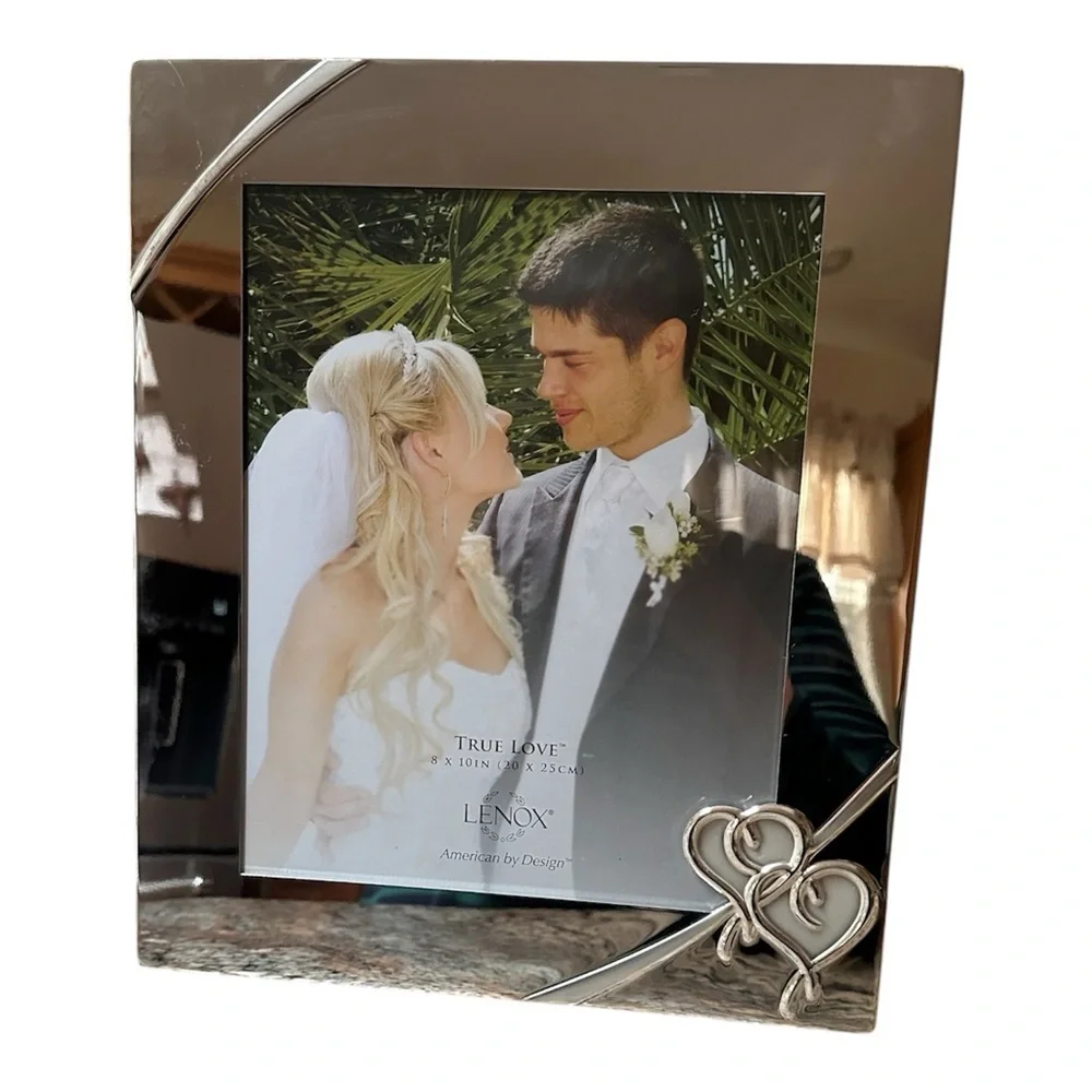 Lenox True Love Frame Silverplated READ